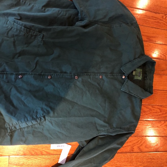 Old navy Button down Dark Green Jacket XXXL - Picture 2 of 5